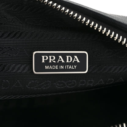 Prada Grace Lux Triangle Shoulder Bag Black 6 of 10