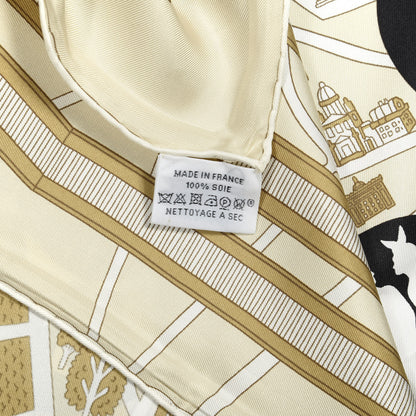 Hermes Silk Les Nouveaux Amoureux de Paris Scarf 90 5 of 6