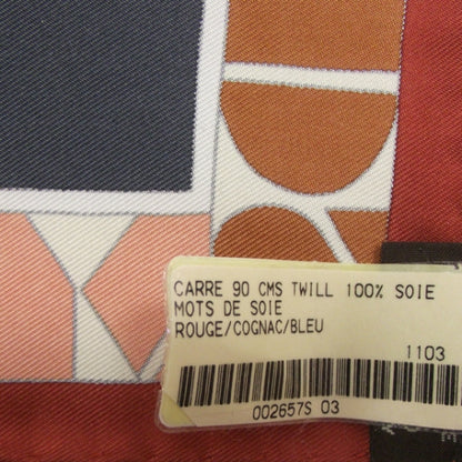 Hermes Silk Mots De Soie Scarf 90 6 of 7