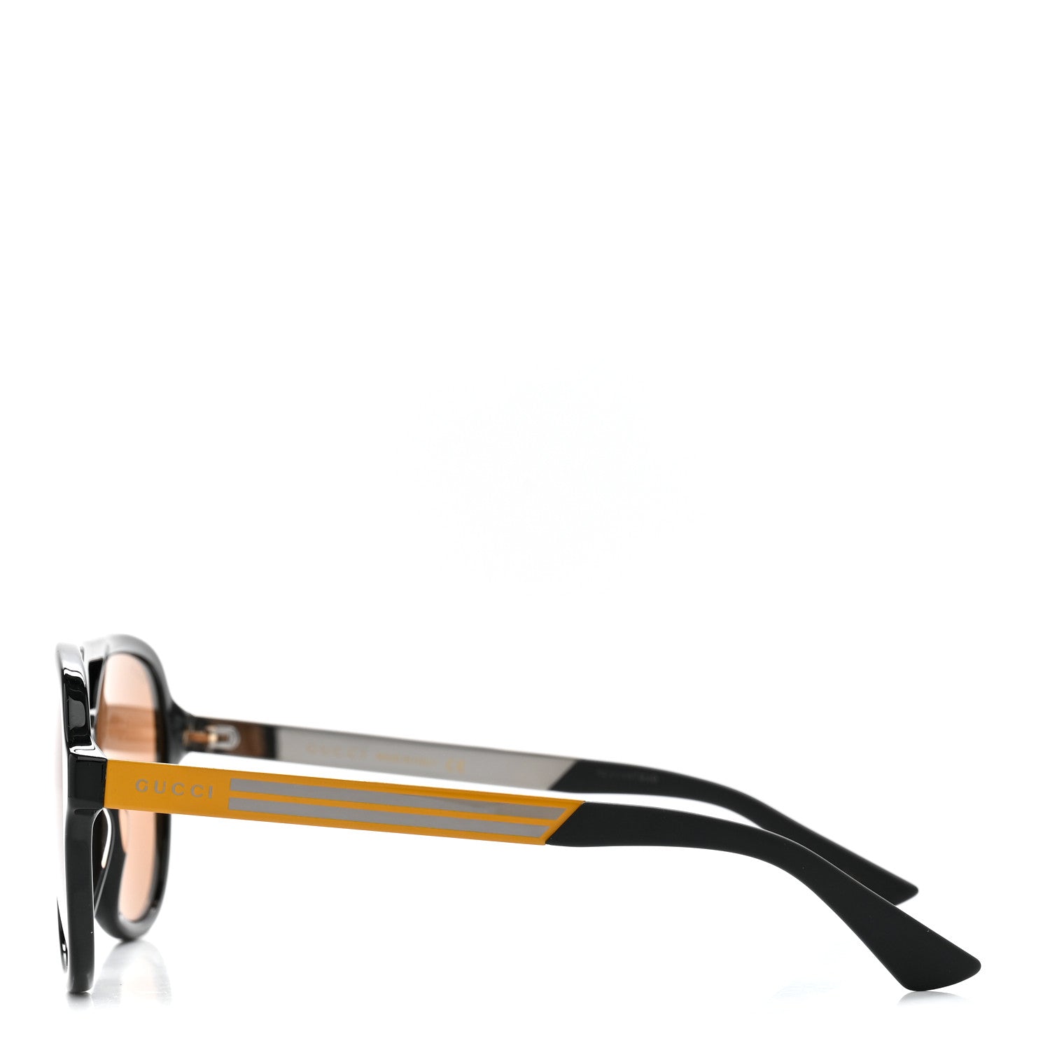 Gucci Acetate Sunglasses GG0688S Black Yellow 3 of 8