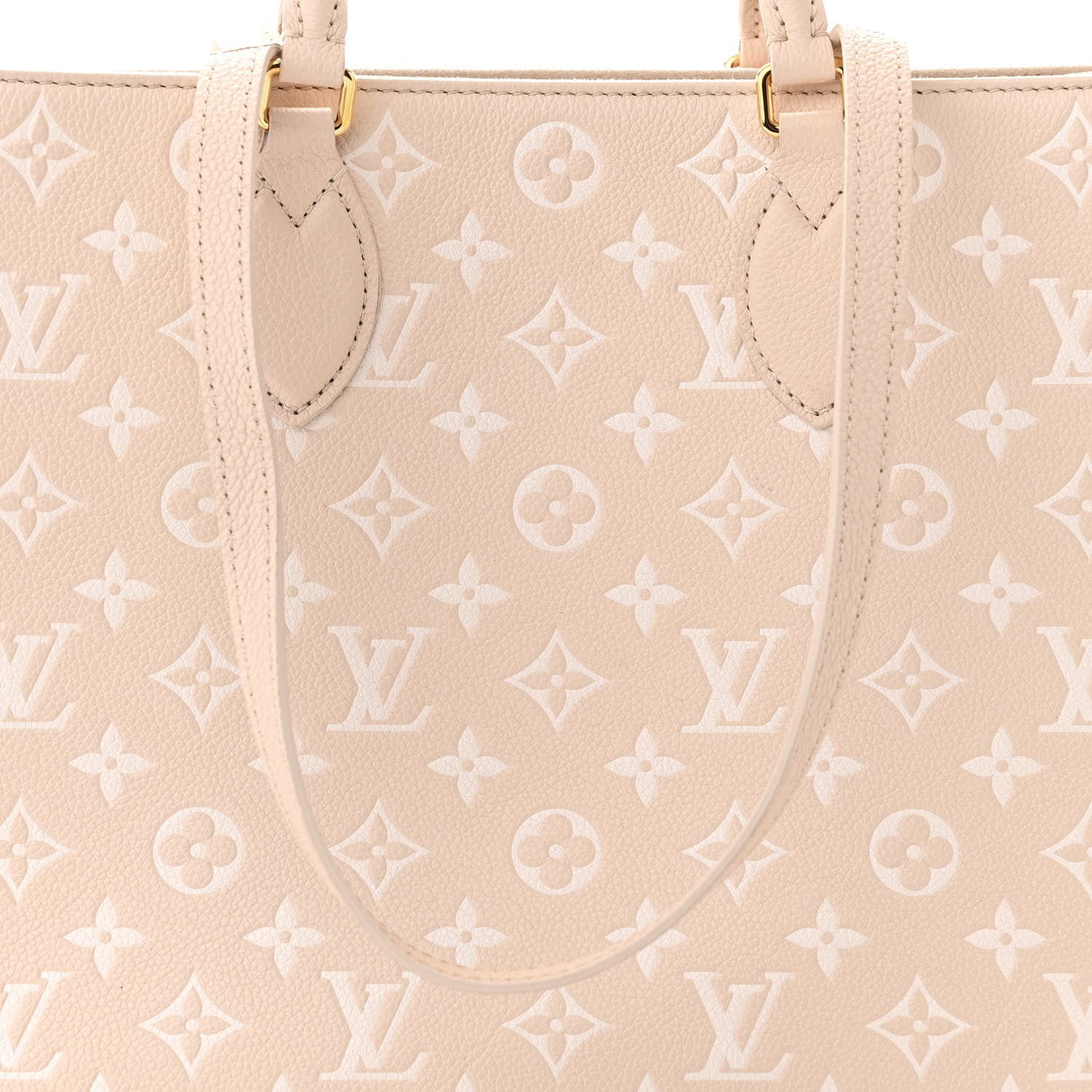 Louis Vuitton Empreinte Monogram Spring In The City Onthego MM Beige Pink Yellow 7 of 10