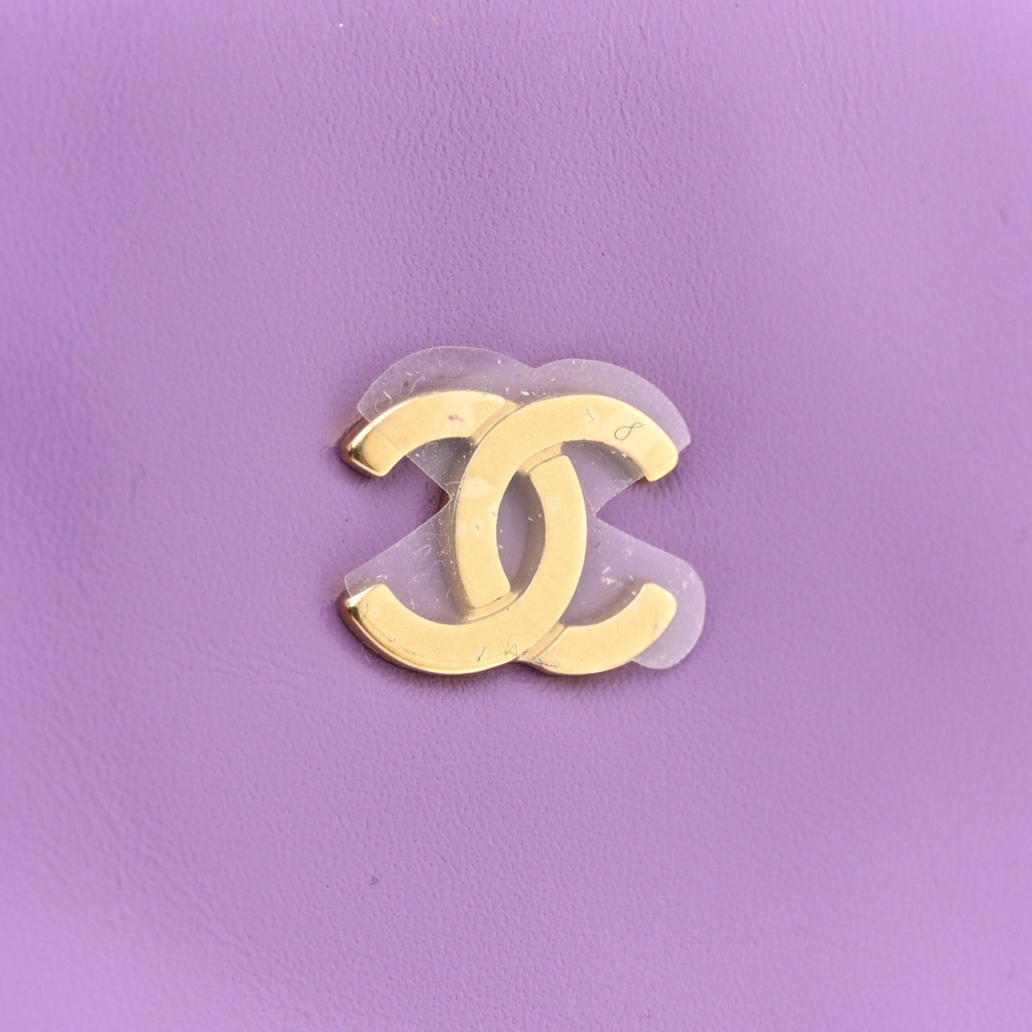 Chanel Shiny Calfskin Chanel 22 Removable Pouch Purple 6 of 6