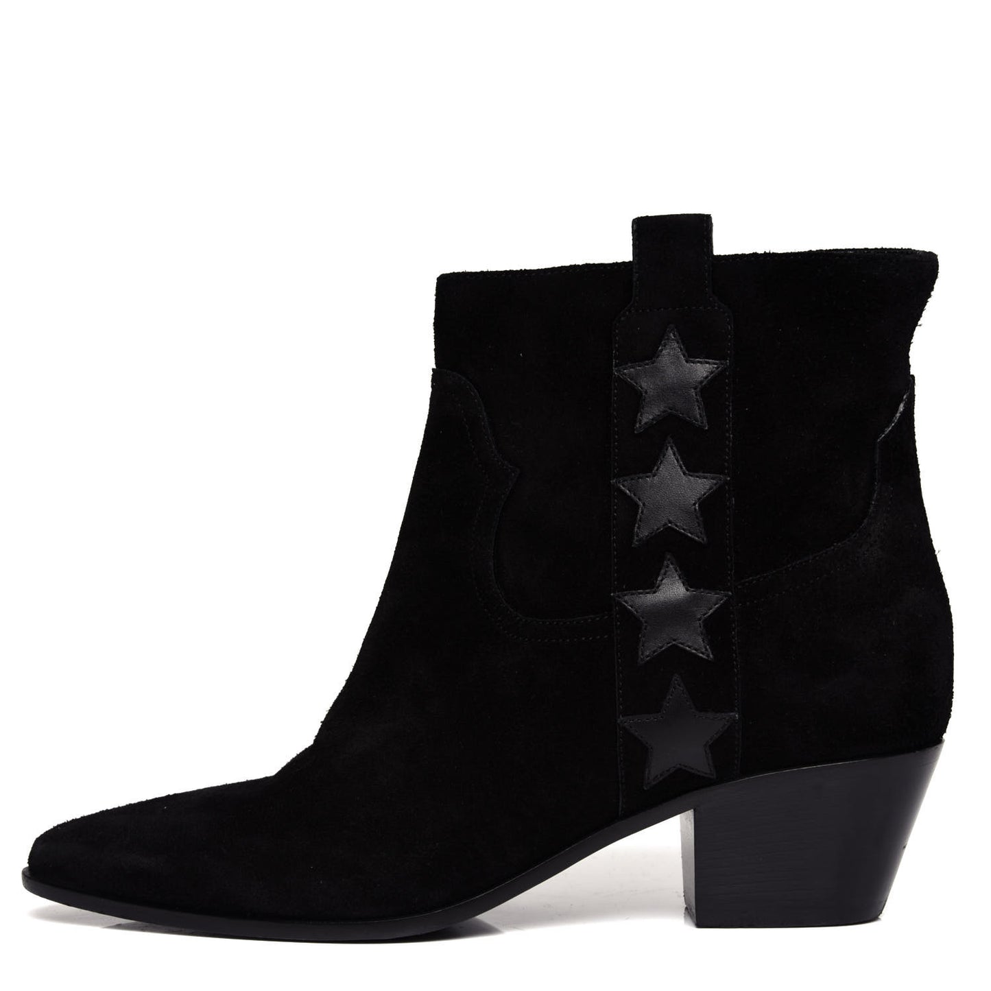 Suede Rock 40 Stars Ankle Boots 35 Black