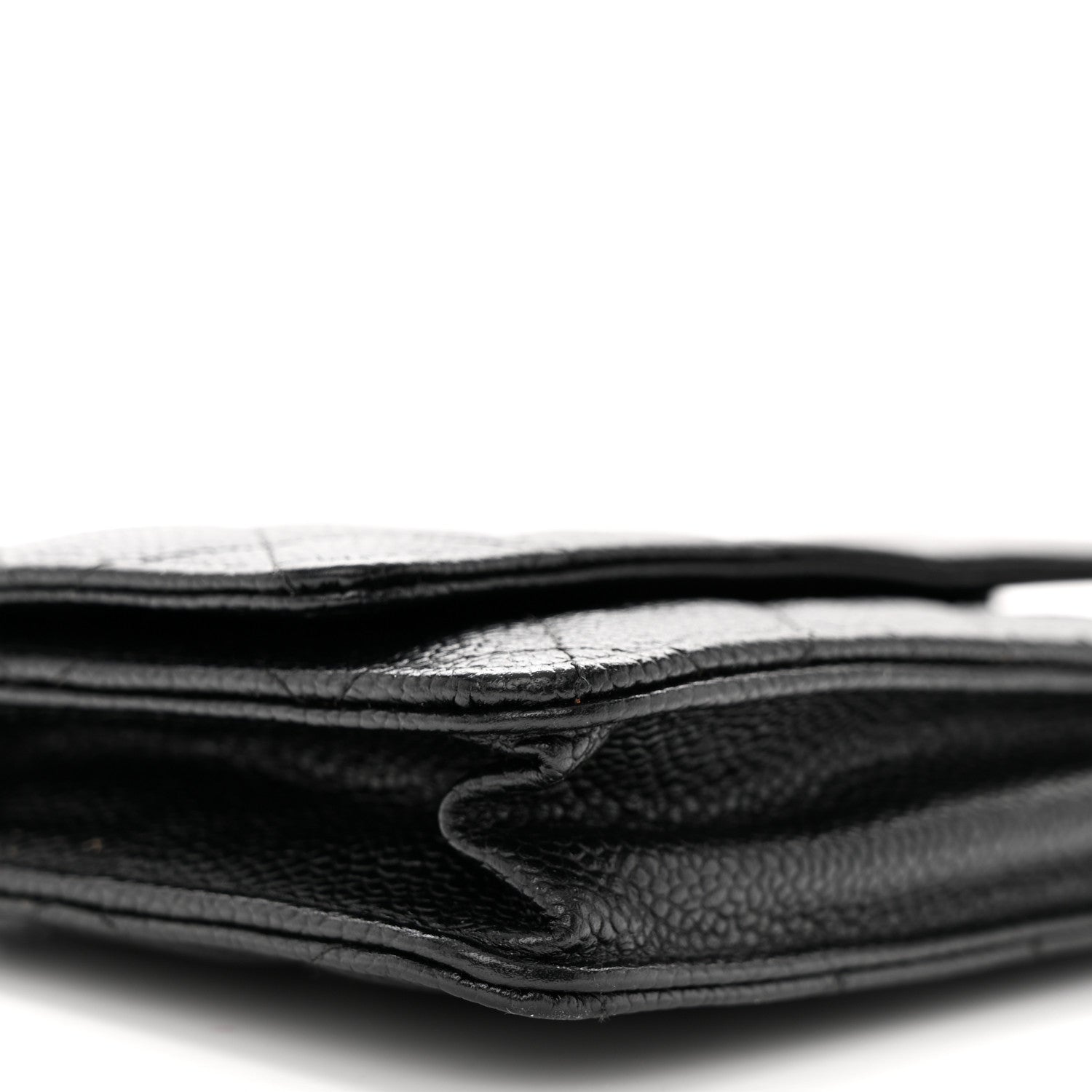 Chanel Caviar Quilted Wallet on Chain WOC Black 10 of 12