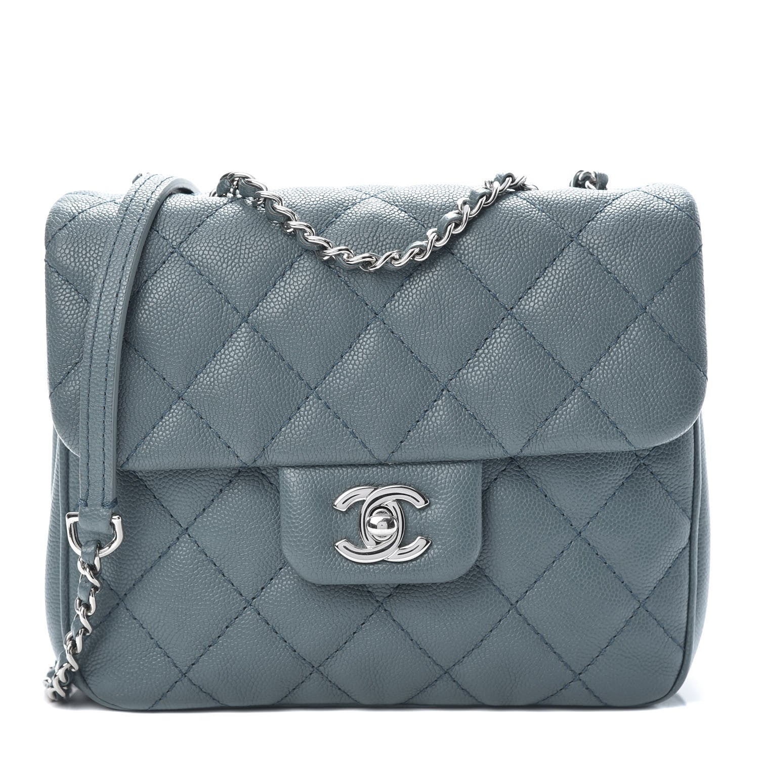 Chanel Caviar Quilted Small Urban Companion Flap Blue 1 of 11