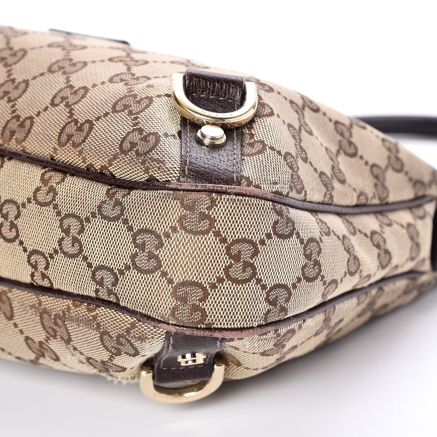 Monogram Medium Abbey D Ring Hobo Brown