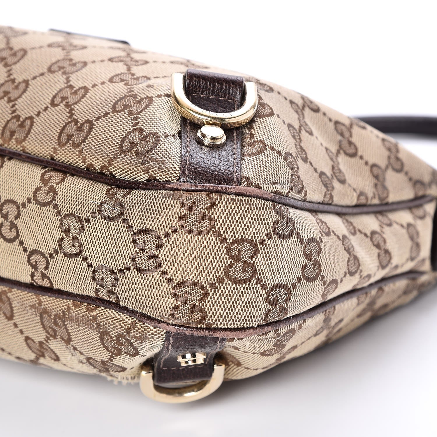 Gucci Monogram Medium Abbey D Ring Hobo Brown 11 of 11