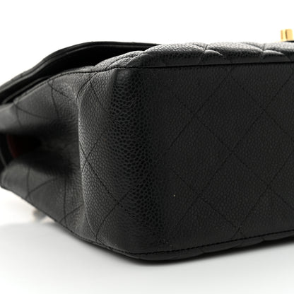 Chanel Caviar Quilted Jumbo Double Flap Black 9 of 19
