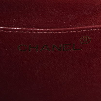 Chanel Lambskin Quilted Medium Single Flap Black 9 of 10