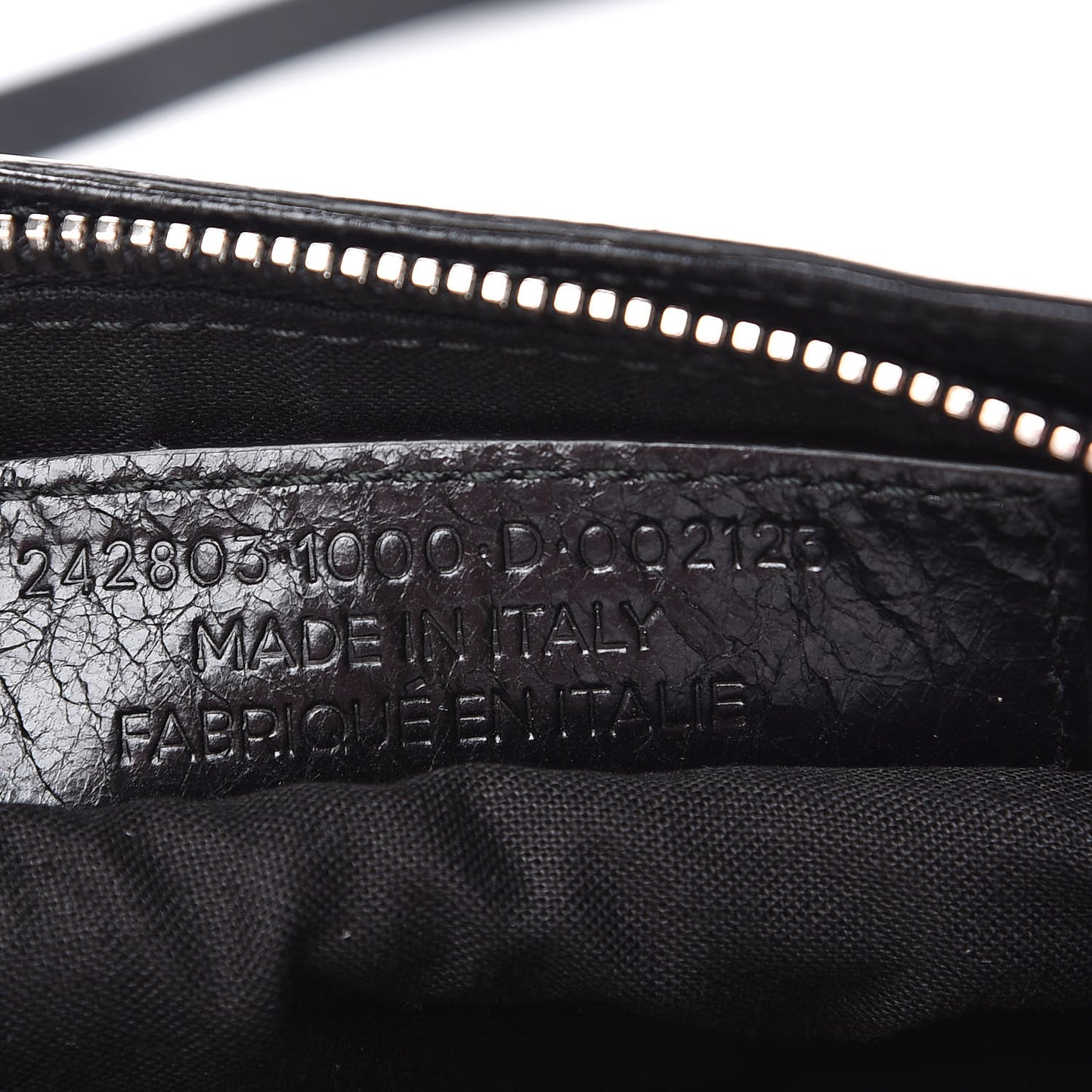 Agneau Classic Silver Hardware Hip Black