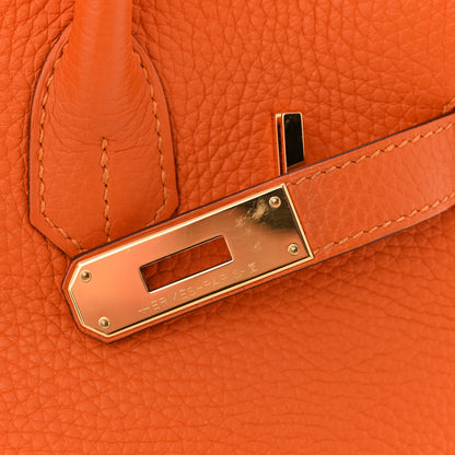 Hermes Taurillon Clemence Birkin 30 Abricot 18 of 20