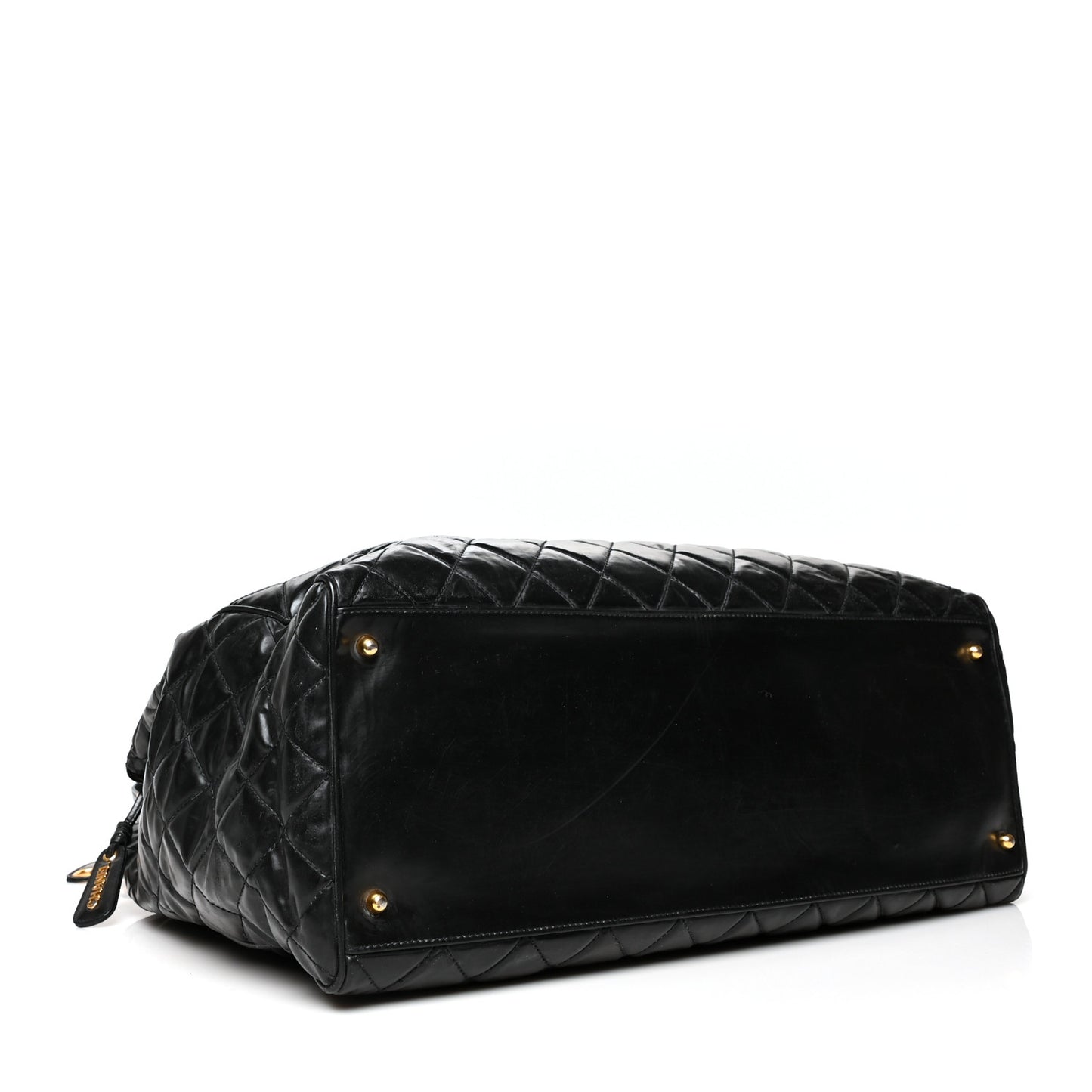 Vinyl Stitched XL Weekender Black