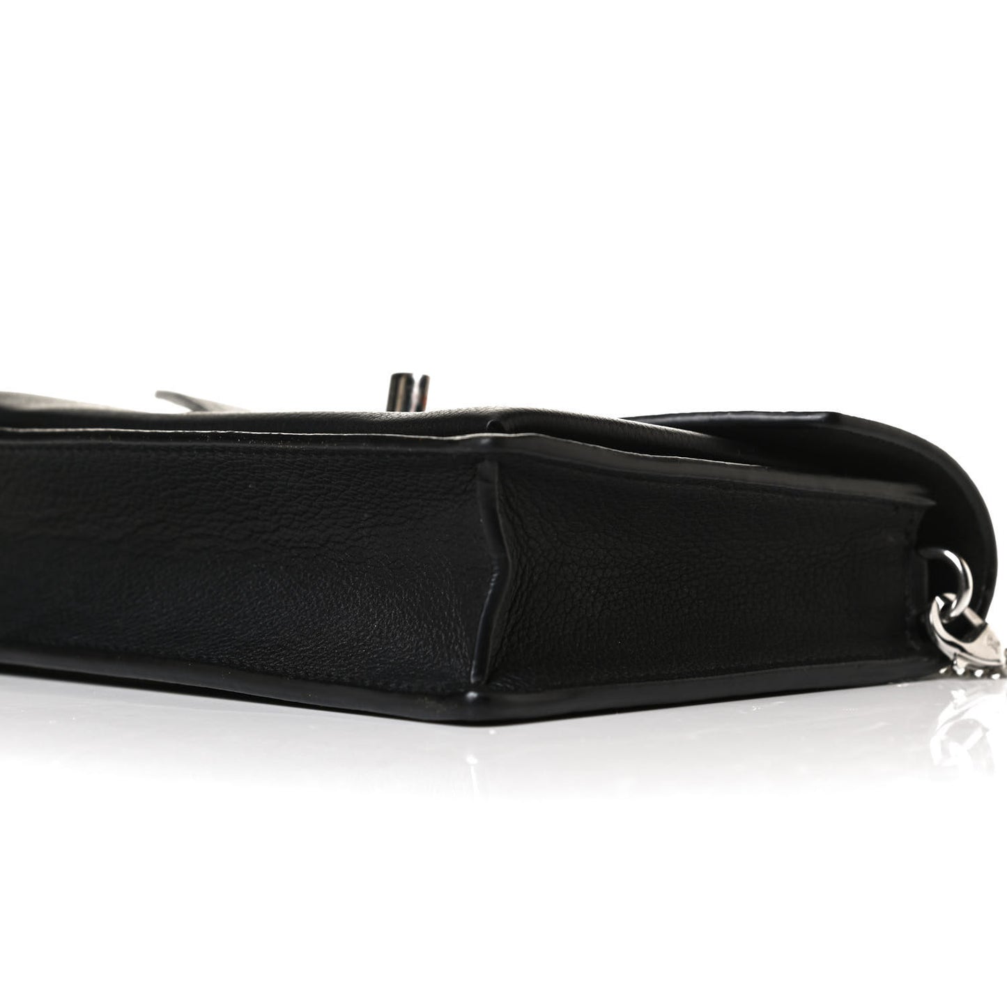Soft Calfskin My Lockme Chain Pochette Black