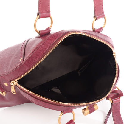 Saint Laurent Calfskin Large Muse Cherry 7 of 9