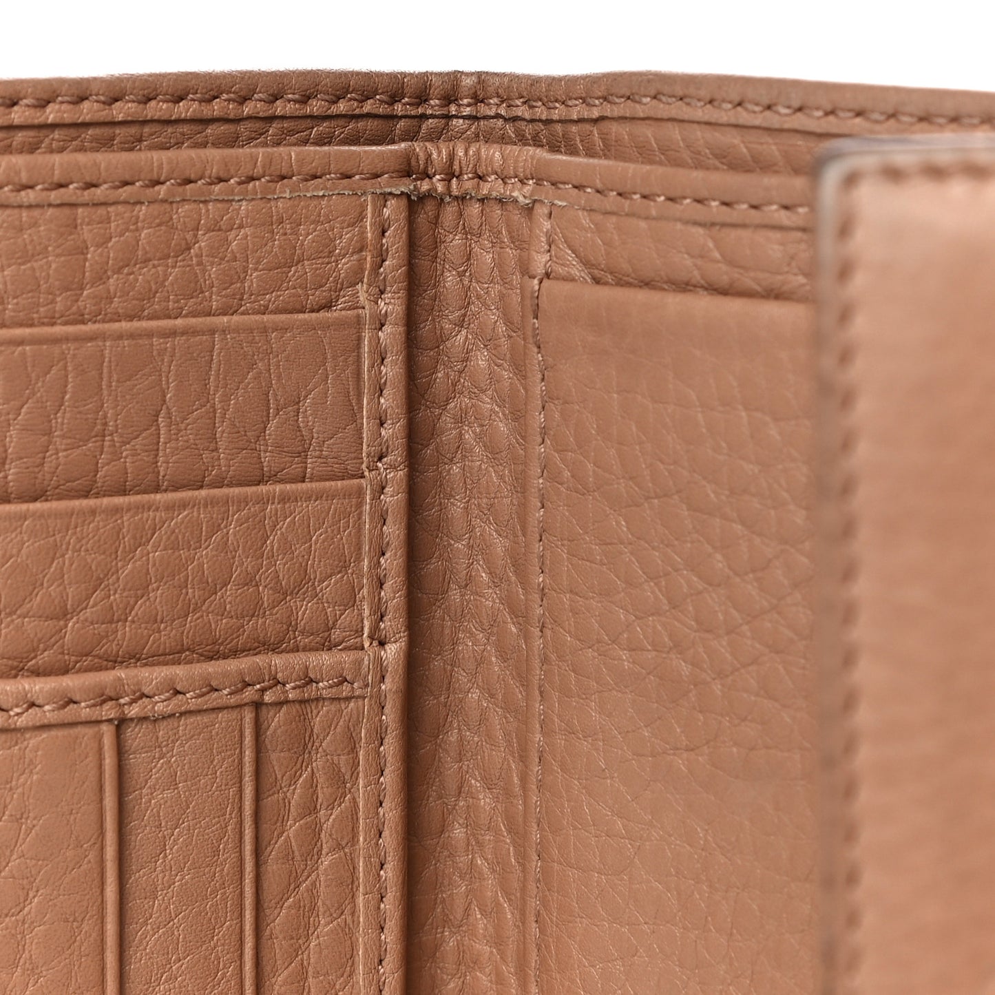 Deerskin Continental Flap Wallet Brown