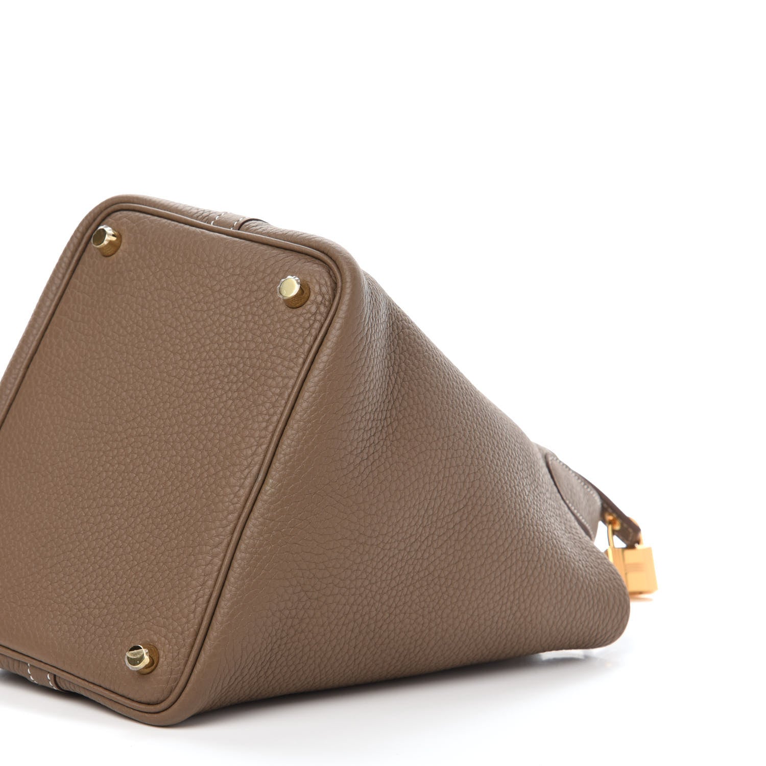 Hermes Taurillon Clemence Picotin Lock 18 PM Etoupe 7 of 11