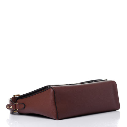 Burberry Calfskin Vintage Check Note Crossbody Bag Tan 4 of 12