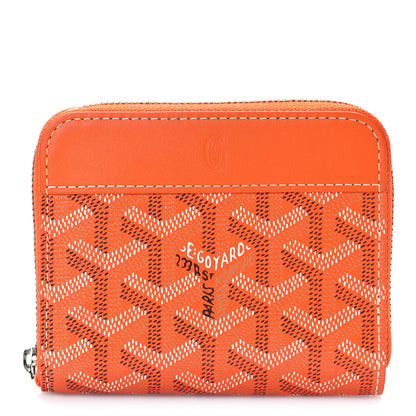 Goyard Goyardine Matignon PM Wallet Orange 1 of 9