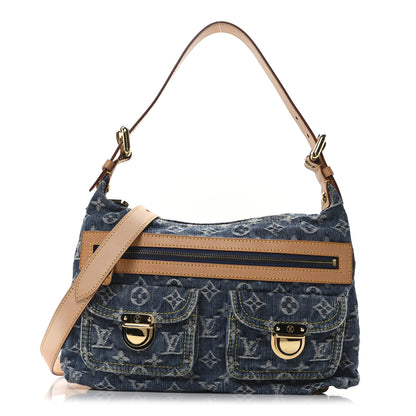 Louis Vuitton Monogram Denim Baggy PM Blue 1 of 9