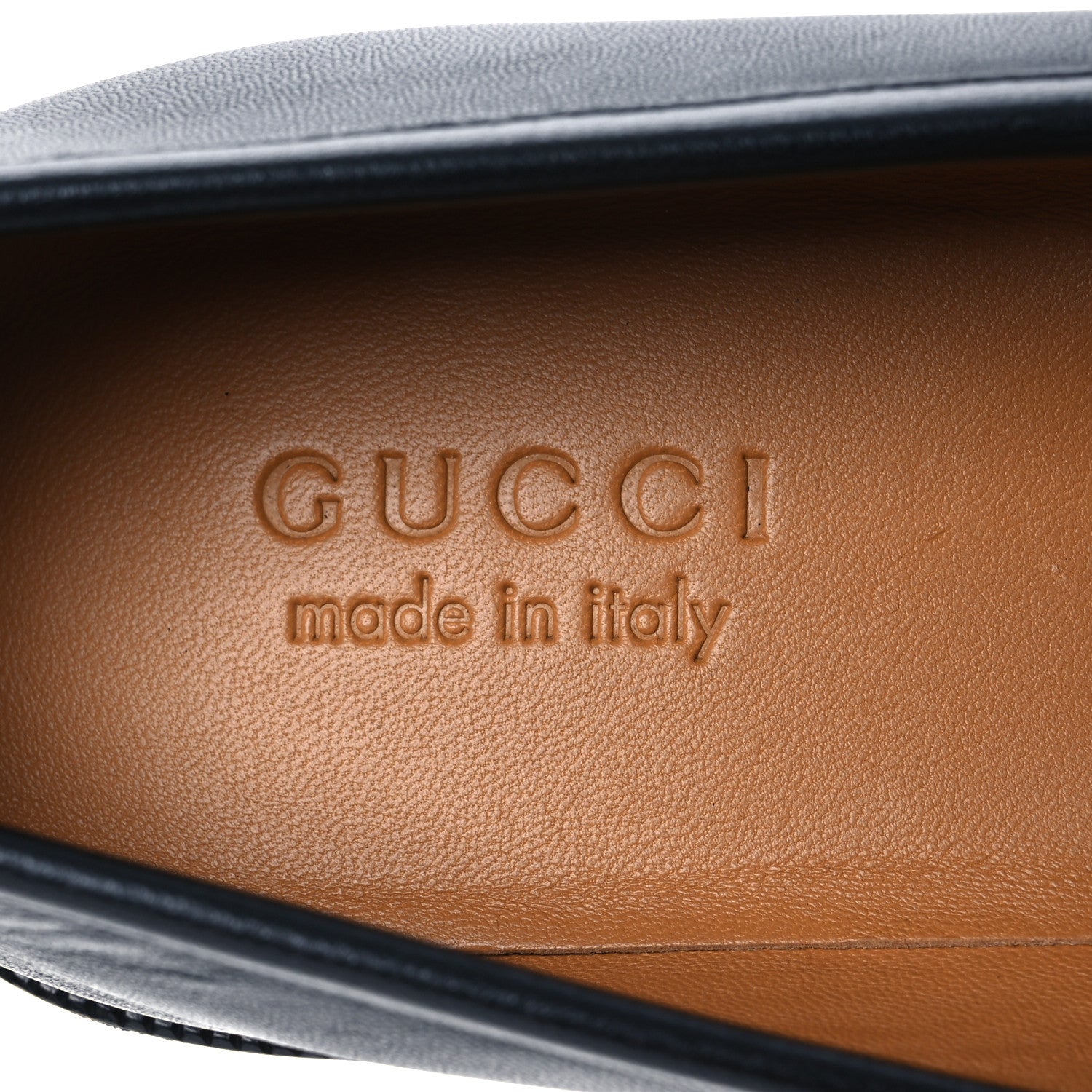 Gucci Mandala Goatskin Mens Horsebit Loafers 9 Black 9 of 11