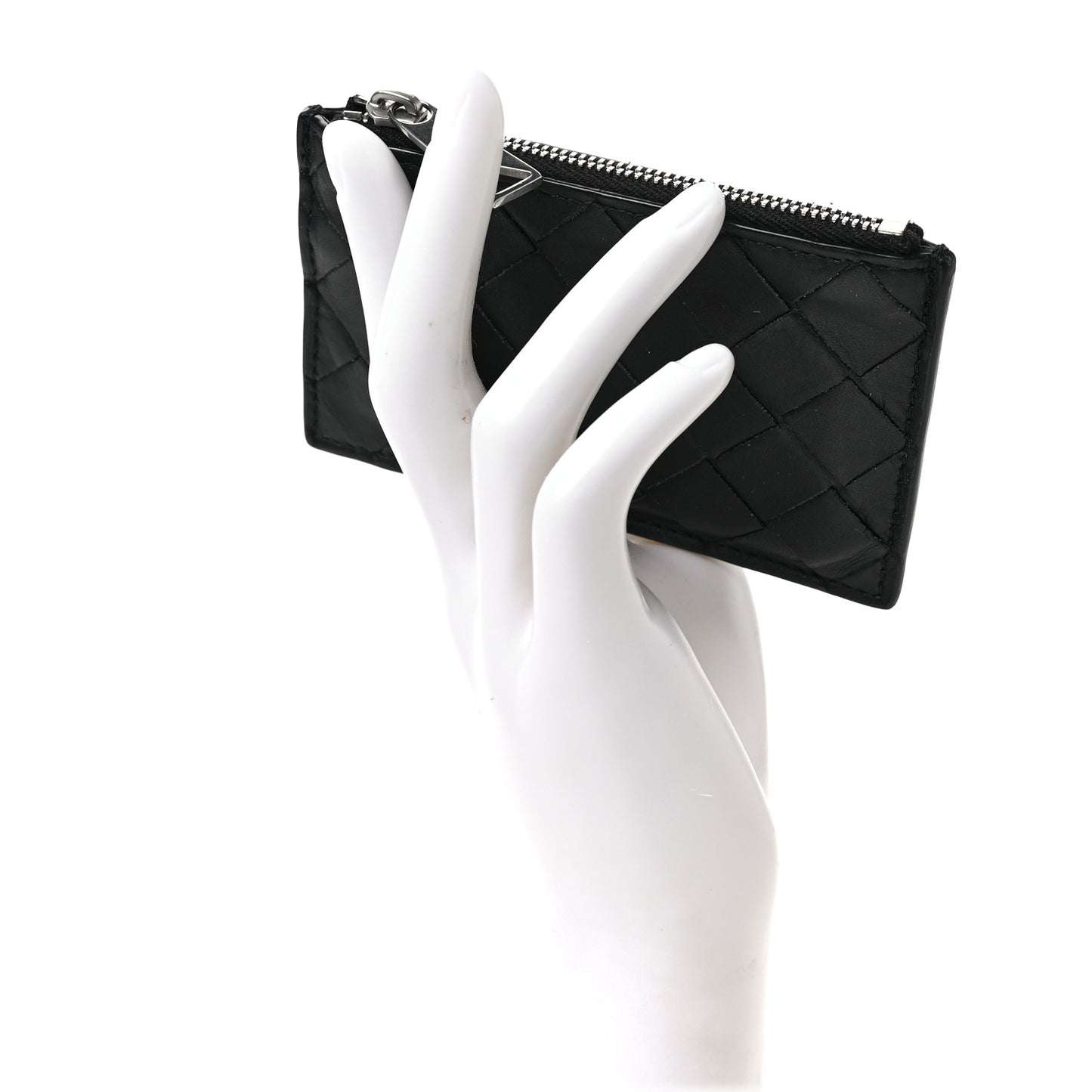Nappa Intrecciato Key Case Black
