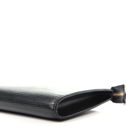 Louis Vuitton Epi Pochette Accessories 24 Black 7 of 11