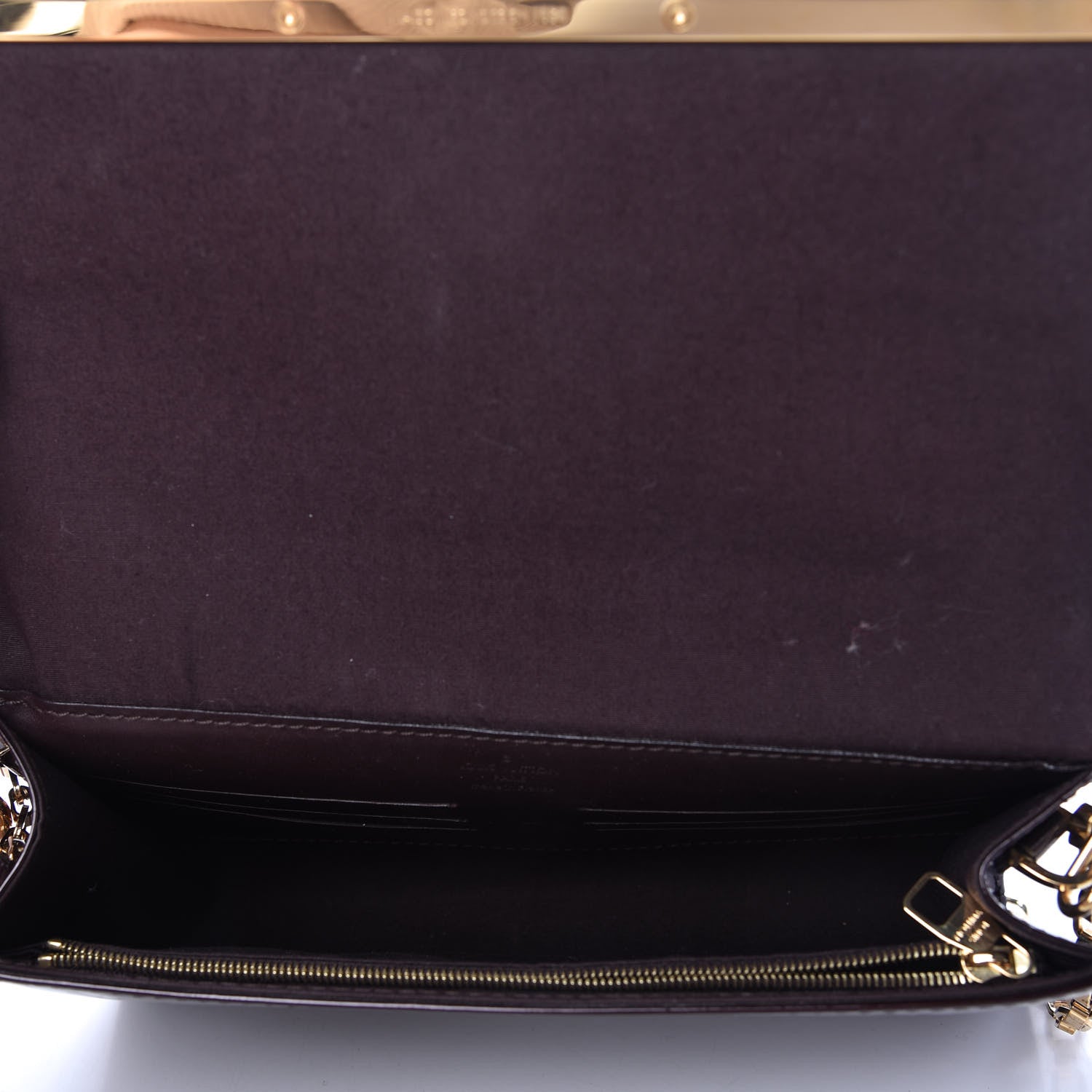 Louis Vuitton Vernis Ana Clutch Amarante 5 of 9