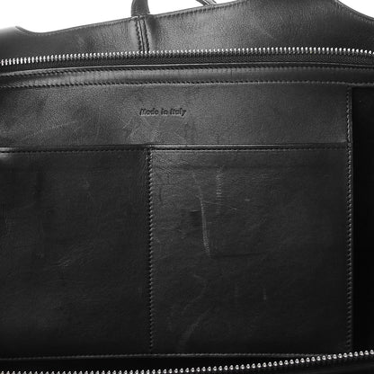 Celine Supple Natural Calfskin Vertical Tri-Fold Bag Black 7 of 10