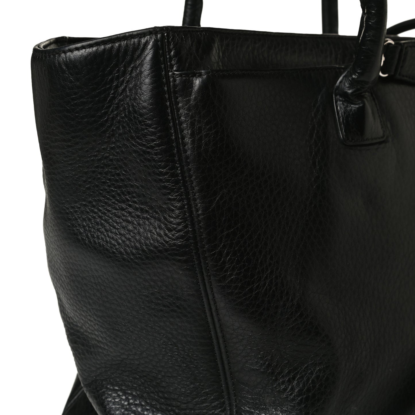 Deerskin Cerf Executive Shopper Tote Black