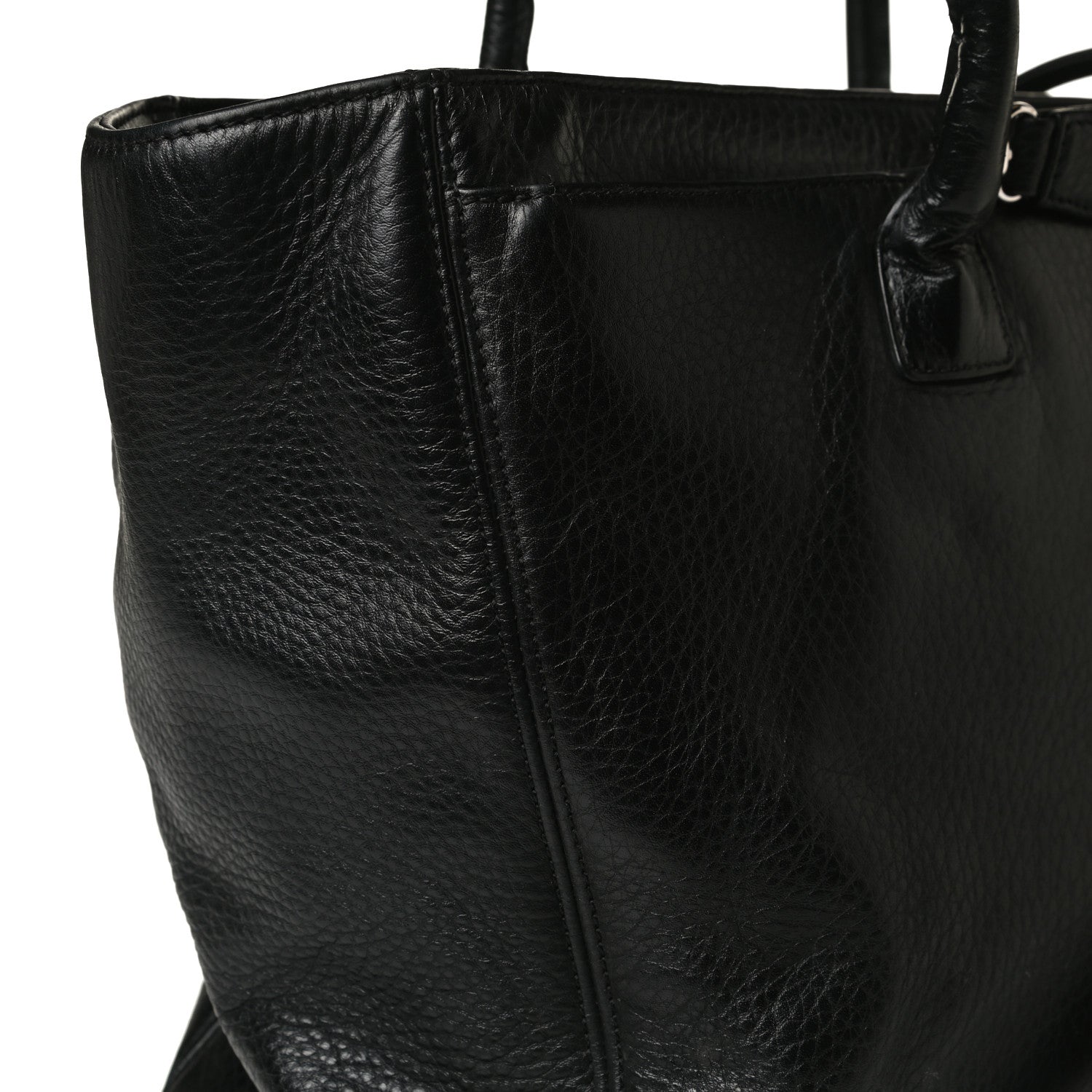 Chanel Deerskin Cerf Executive Shopper Tote Black 9 of 18