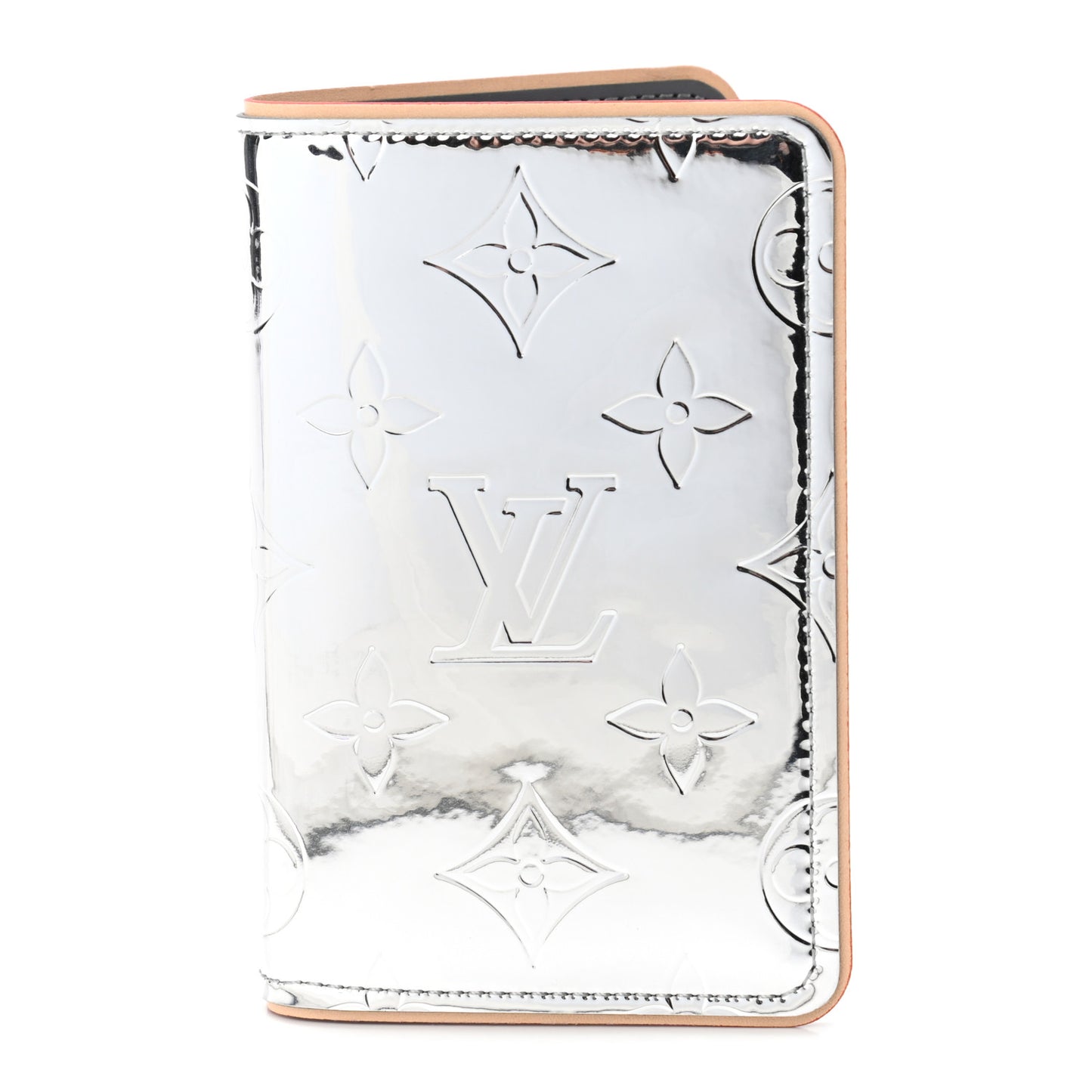 Monogram Mirror Slender Pocket Organizer