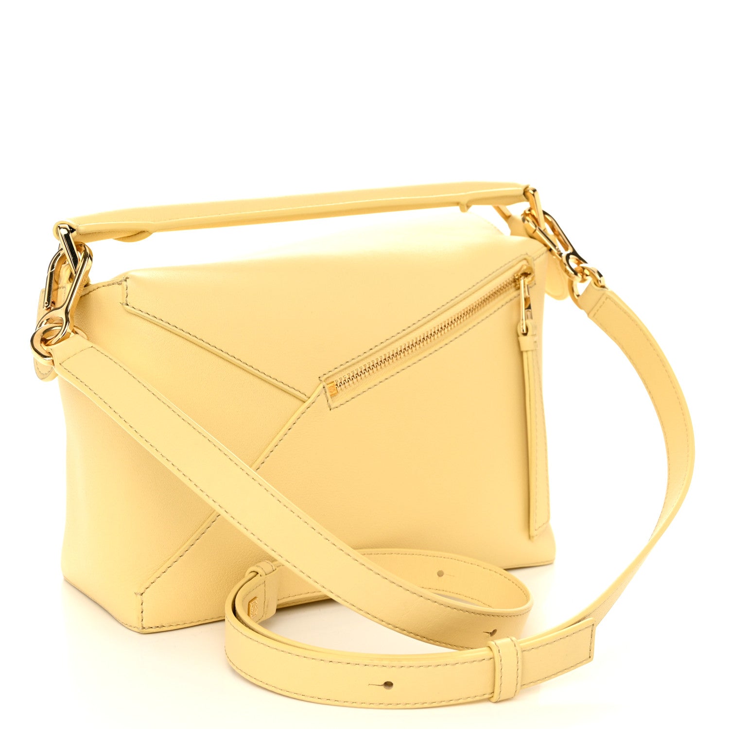 Loewe Soft Grained Calfskin Small Puzzle Edge Bag Dark Butter 3 of 8