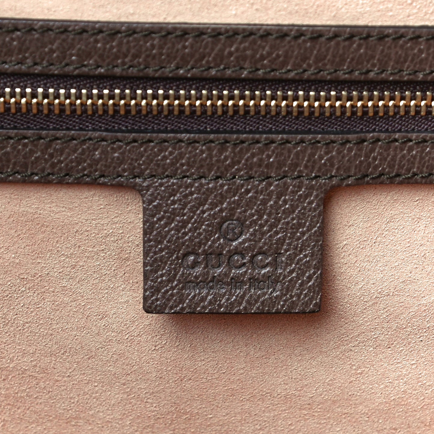 GG Supreme Monogram Medium Ophidia Shopping Tote Brown