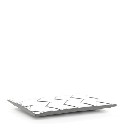 Bottega Veneta Metallic Nappa Intrecciato Card Holder Silver 4 of 7