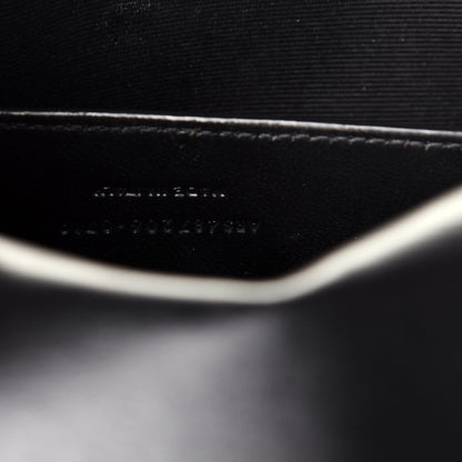 Saint Laurent Velvet Tri-Quilt Monogram Medium College Bag Black 7 of 9