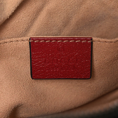 Gucci Azalea Calfskin Matelasse Diagonal Torchon GG Marmont Belt Bag 105 42 Black Romantic Cerise 6 of 13