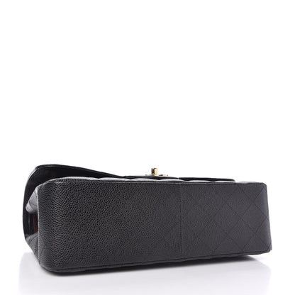 Chanel Caviar Quilted Jumbo Double Flap Black 4 of 11