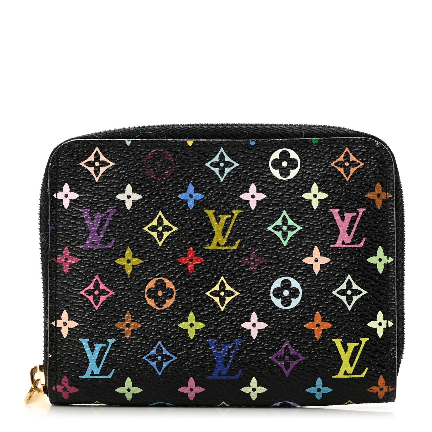 Monogram Multicolor Zippy Coin Purse Black Grenade