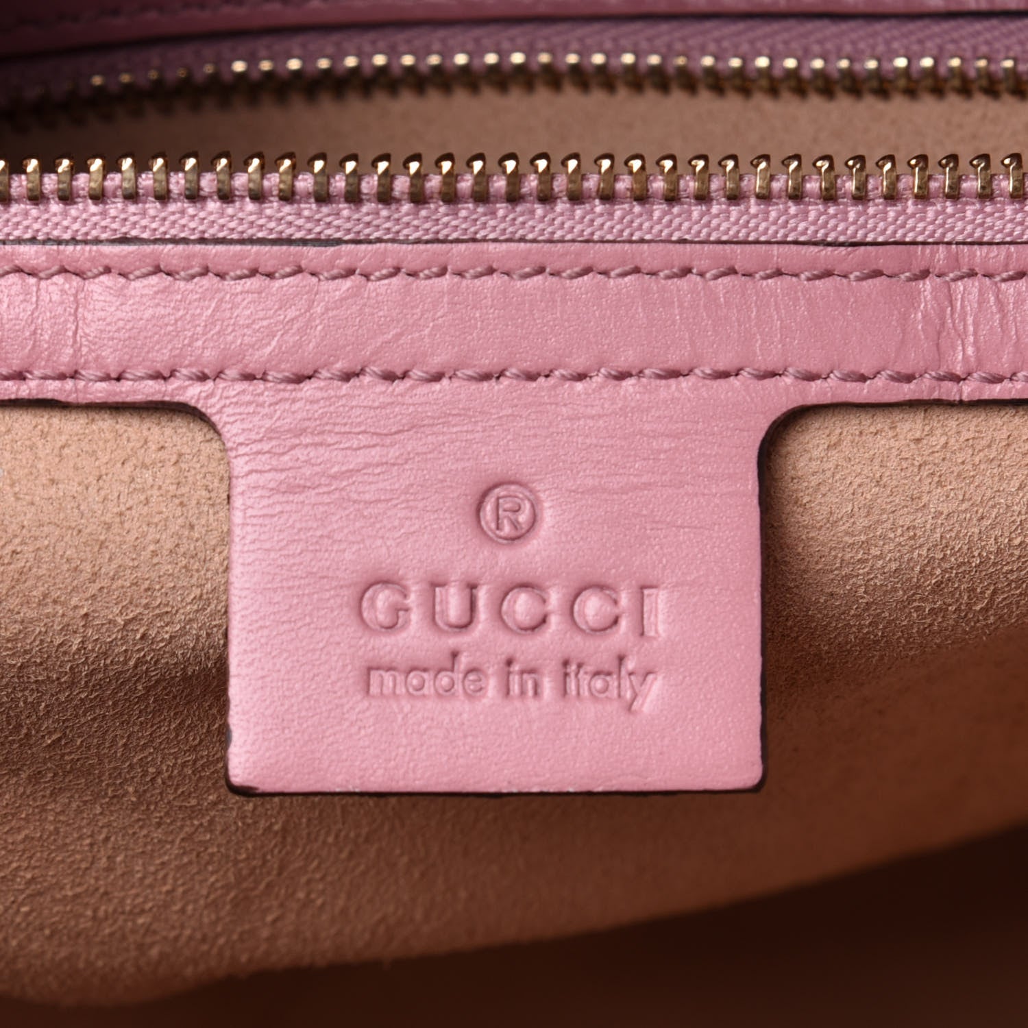 Gucci Guccissima Signature Linea A Foldover Tote Rose Baby Candy 6 of 11