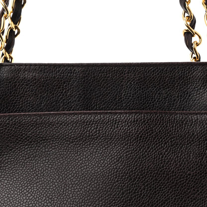 Chanel Caviar CC Shoulder Bag Dark Brown 7 of 11