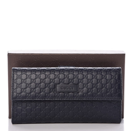 Gucci Microguccissima Continental Flap Wallet Navy 19 of 22