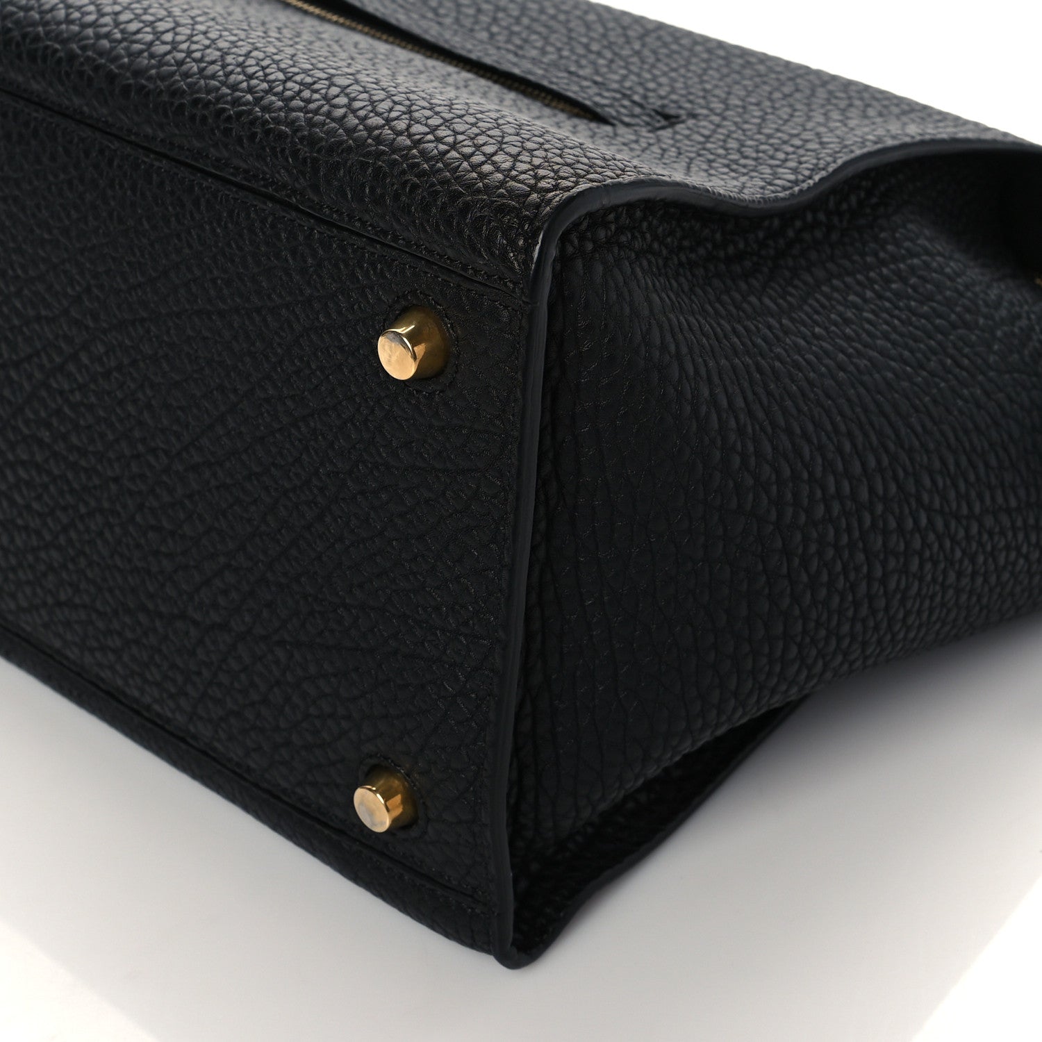 Celine Bullhide Calfskin Small Ring Bag Black 8 of 8