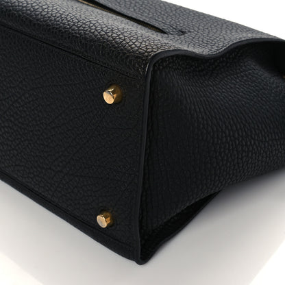 Celine Bullhide Calfskin Small Ring Bag Black 8 of 8