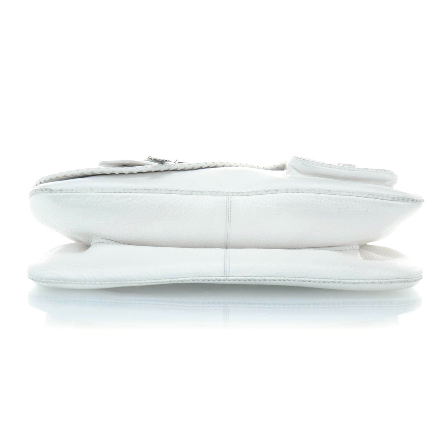 Leather Whipstitch Gaucho White