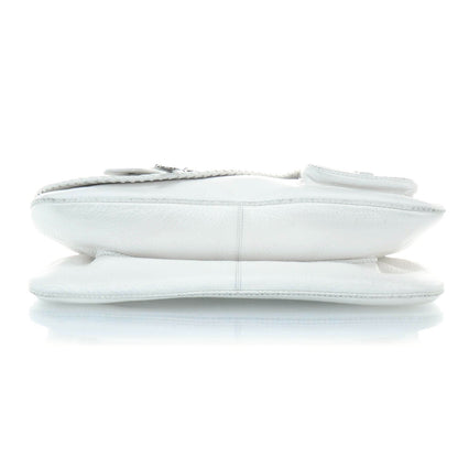 Christian Dior Leather Whipstitch Gaucho White 5 of 10