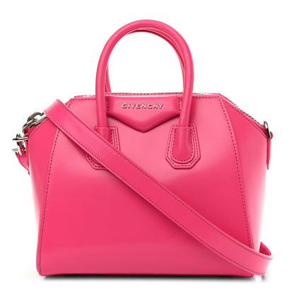 Givenchy Shiny Lord Calfskin Mini Antigona Shocking Pink 1 of 11