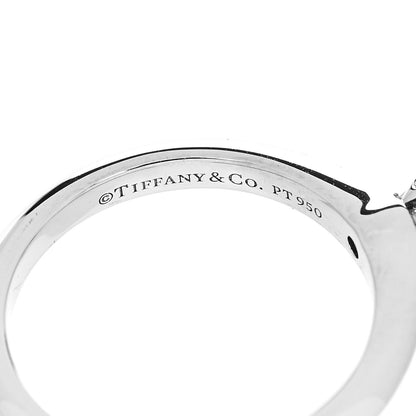 Tiffany Platinum Diamond .21ct Solitaire Engagement Ring 45 3.5 5 of 6