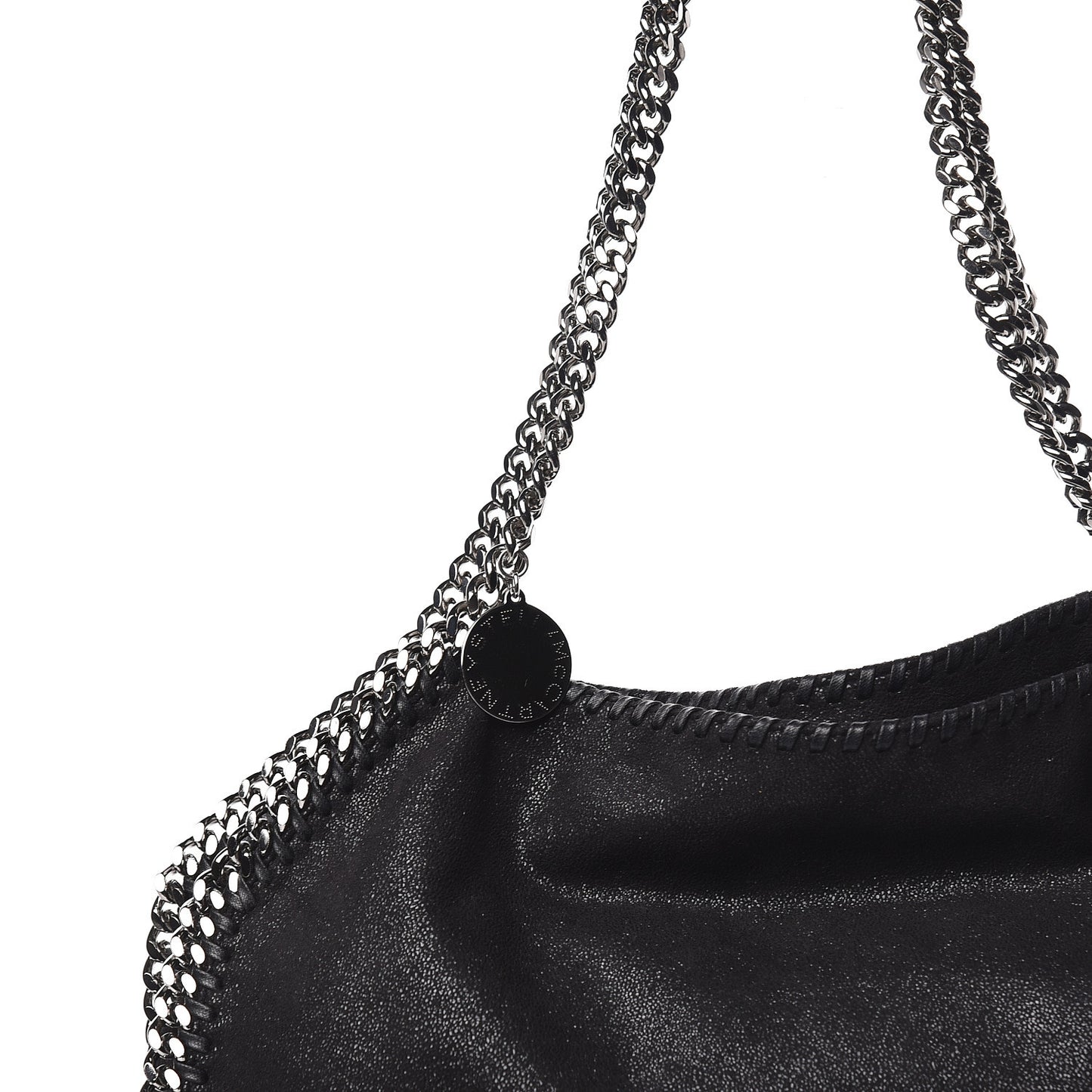 Shaggy Deer Small Falabella Tote Black
