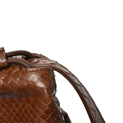 The Row Snakeskin Angy Hobo Bag Brown 10 of 10