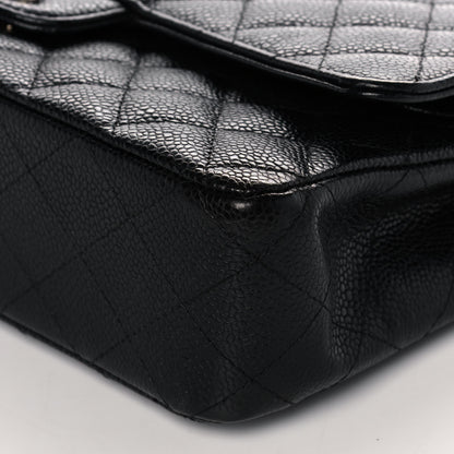 Chanel Caviar Quilted Medium Double Flap Black 12 of 12